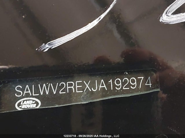 Land Rover aj133 s/c 2018 SALWV2REXJA192974 Image 9