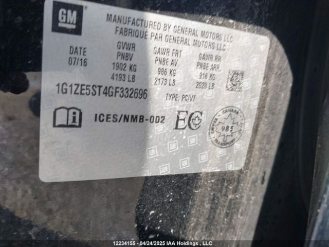 1G1ZE5ST4GF332696 Chevrolet lfv - di: direct injection, vvt, gen1 gmna