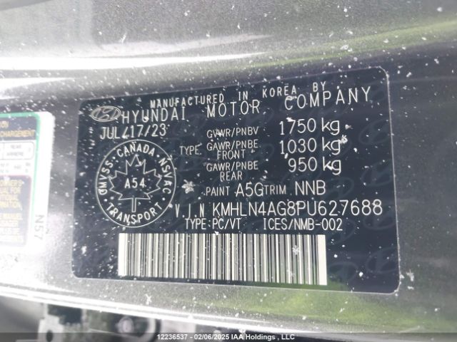 KMHLN4AG8PU627688 Hyundai ELANTRA SEL