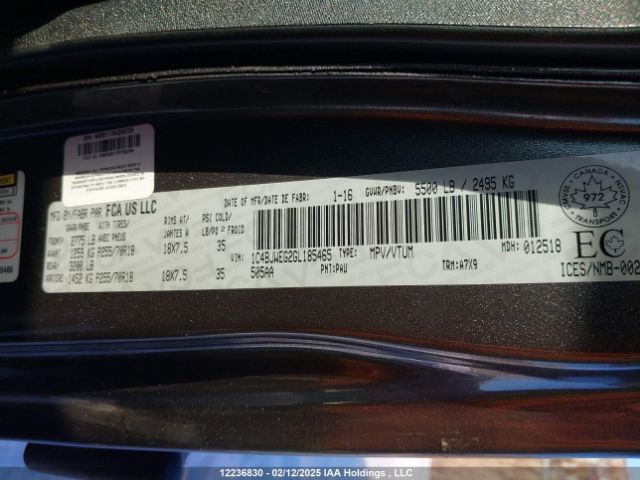 1C4BJWEG2GL185465 Jeep TJ