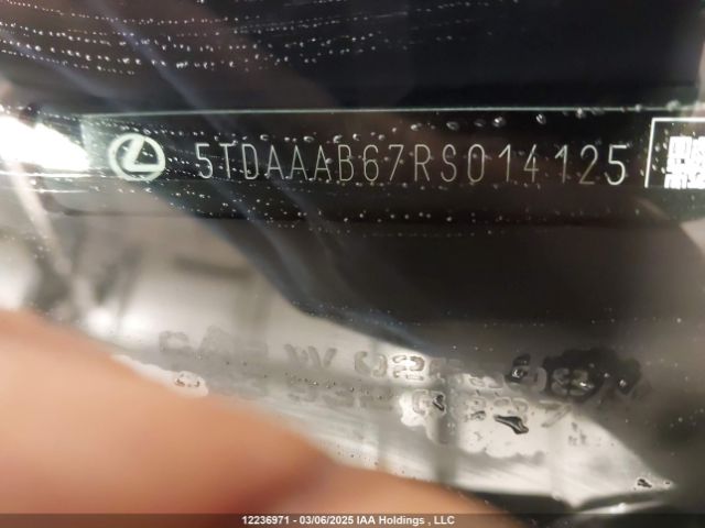 5TDAAAB67RS014125 Lexus t24a-fts