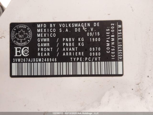 3VW267AJXGM248946 Volkswagen Jetta
