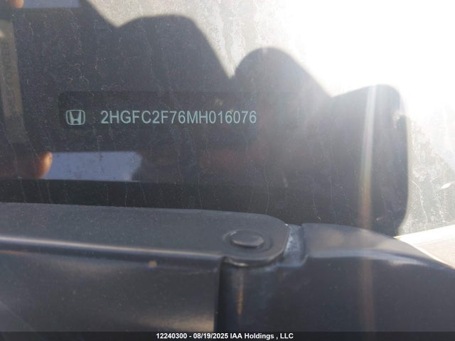 Honda l15b7 2021 2HGFC2F76MH016076 Image 19