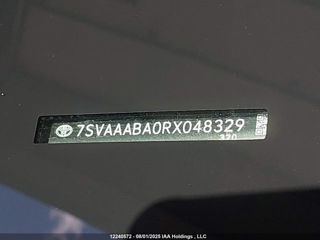 Toyota v35a-fts 2024 7SVAAABA0RX048329 Image 9