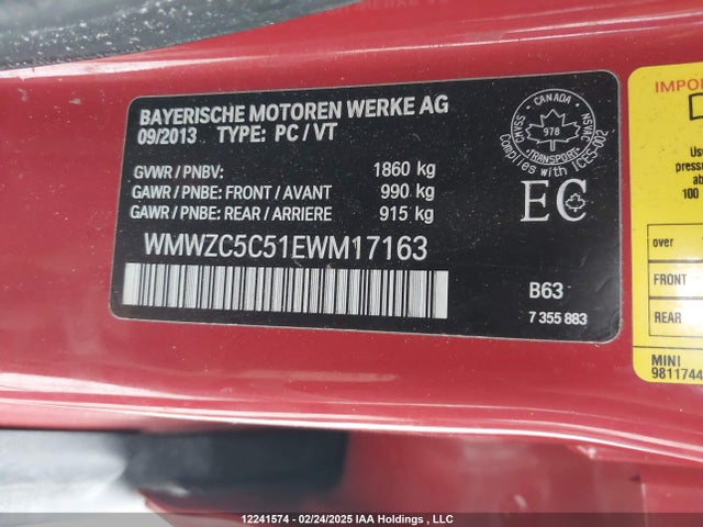 WMWZC5C51EWM17163 Mini Countryman