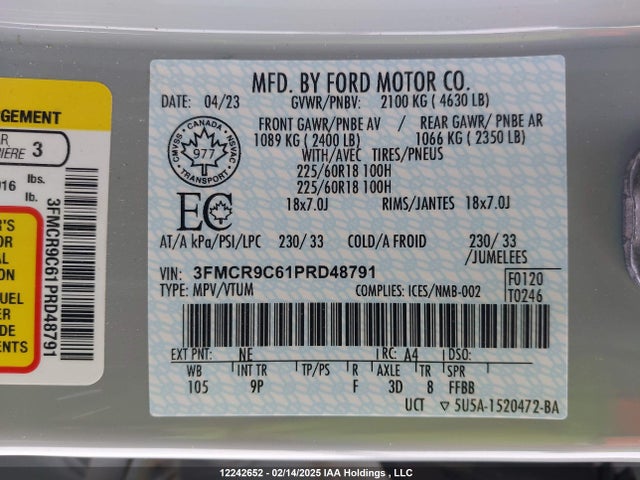 Ford dragon 2023 3FMCR9C61PRD48791 Image 9
