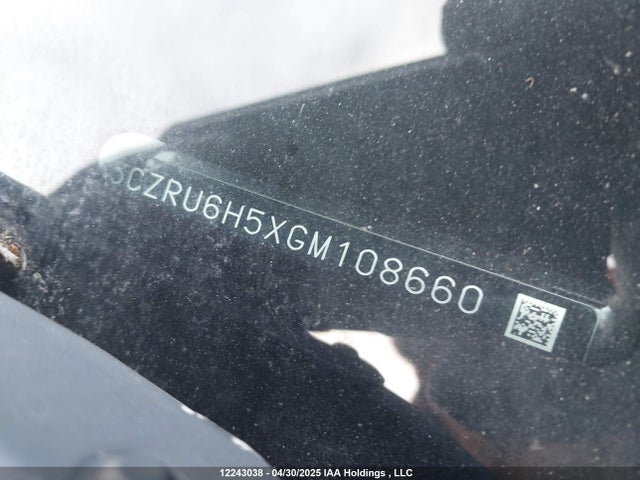 3CZRU6H5XGM108660 Honda r18z9