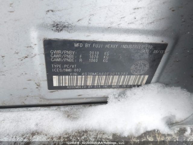 4S3BMGA60E3015340 Subaru Legacy