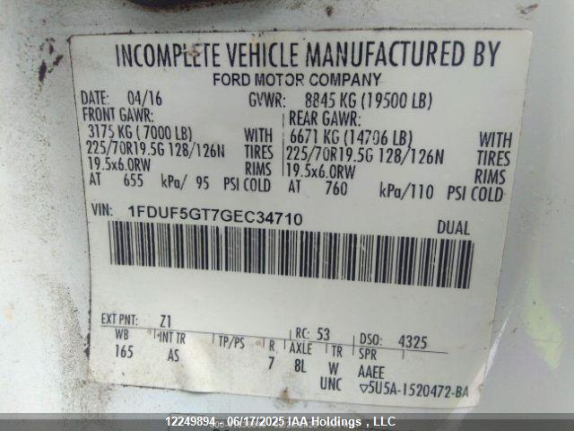 1FDUF5GT7GEC34710 Ford F-550