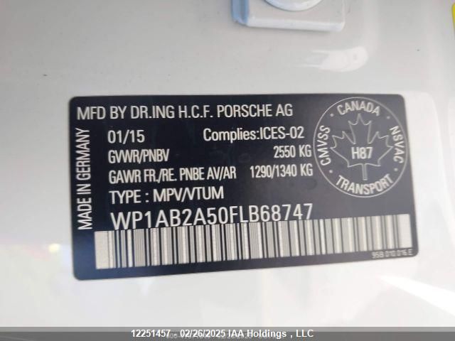 WP1AB2A50FLB68747 Porsche MACAN S
