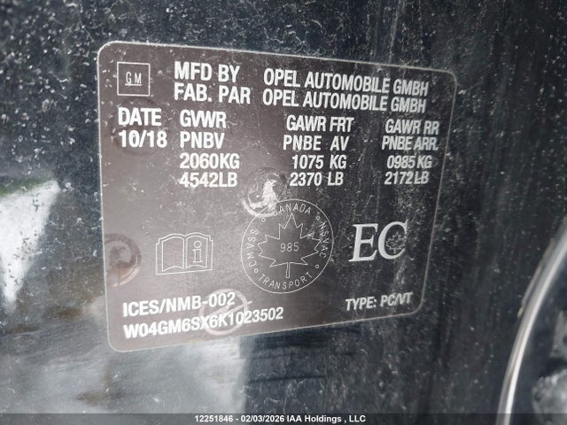 W04GM6SX6K1023502 Buick Regal Preferred Ii