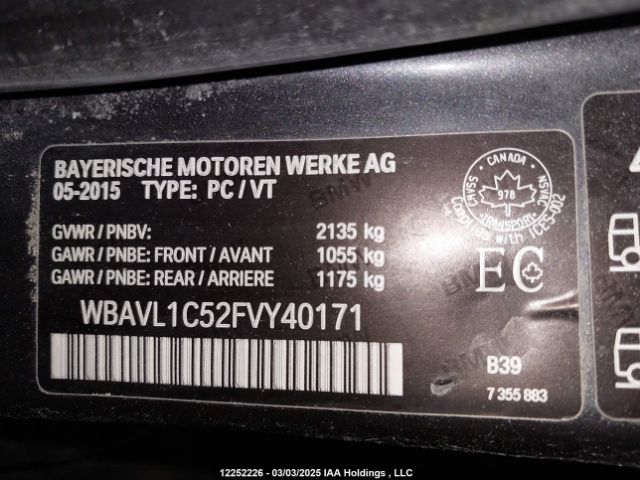 WBAVL1C52FVY40171 BMW X1