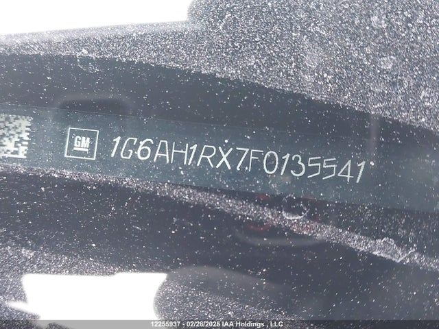 1G6AH1RX7F0135541 Cadillac ATS LUXURY