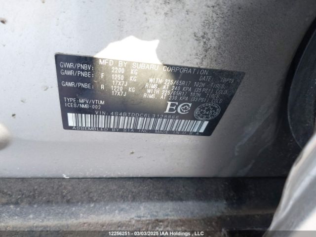 4S4BTDDC6L3128866 Subaru Outback Touring