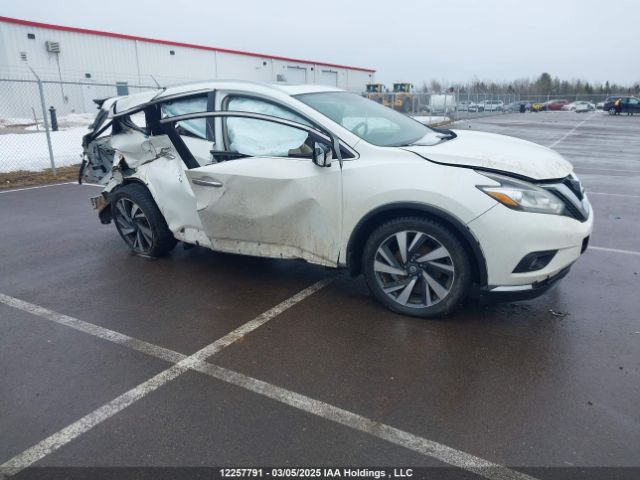 5N1AZ2MH3GN113956 Nissan Murano S/sl/sv/platinum