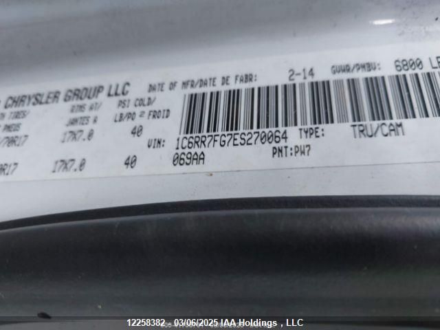 1C6RR7FG7ES270064 RAM 1500 St