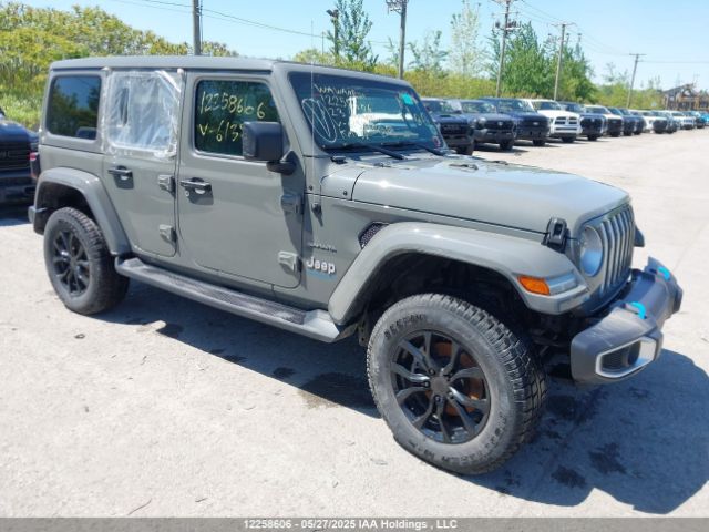 Продаж на аукціоні авто 2023 Jeep Wrangler 4xe Unlimited Sahara, vin: 1C4JJXP62PW613460, номер лоту: 12258606