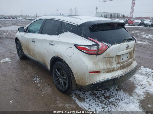 5N1AZ2MHXFN288249 Nissan Murano S/sl/sv/platinum