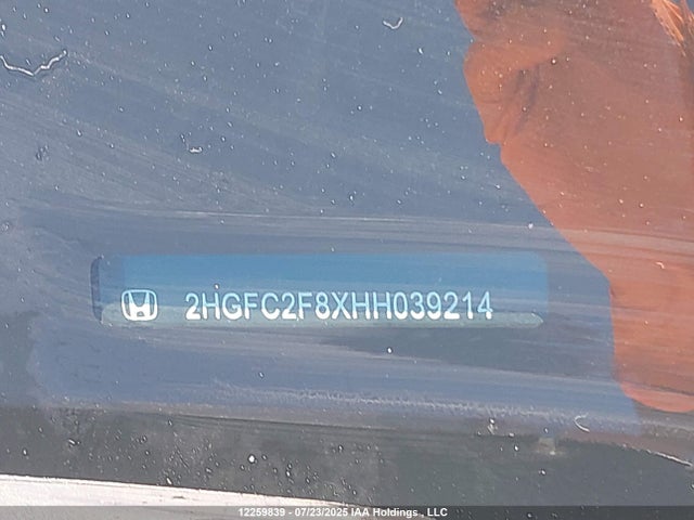 Honda k20c2 2017 2HGFC2F8XHH039214 Image 19