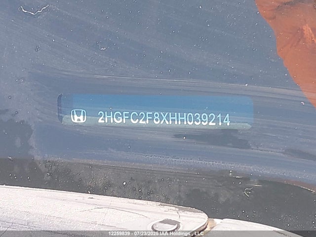 Honda k20c2 2017 2HGFC2F8XHH039214 Image 9