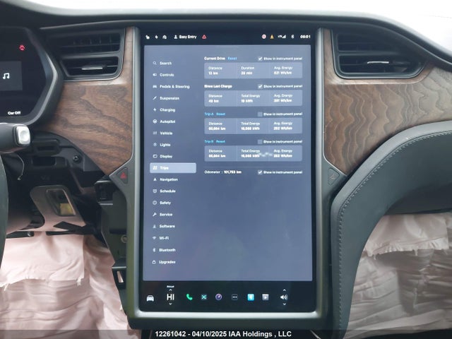 Aukcja sprzedaży 2019 Tesla Model X, vin: 5YJXCAE2XKF153737, numer aukcji: 12261042