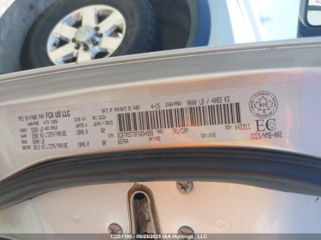 3C6TR5DT6FG654999 RAM 2015