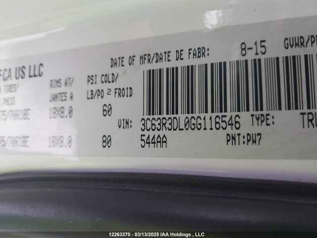 RAM 3500 2016 3C63R3DL0GG116546 Image 19