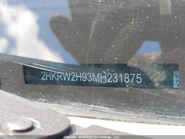 2HKRW2H93MH231875 Honda Cr-v Touring