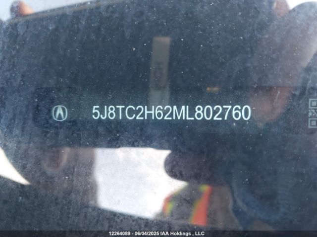 5J8TC2H62ML802760 Acura Rdx A-spec