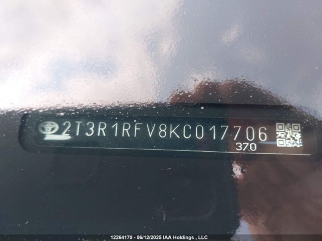 2T3R1RFV8KC017706 Toyota a25a-fks