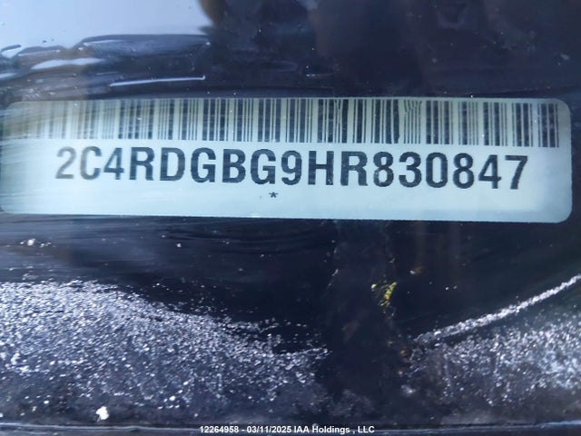2C4RDGBG9HR830847 Dodge Grand Caravan