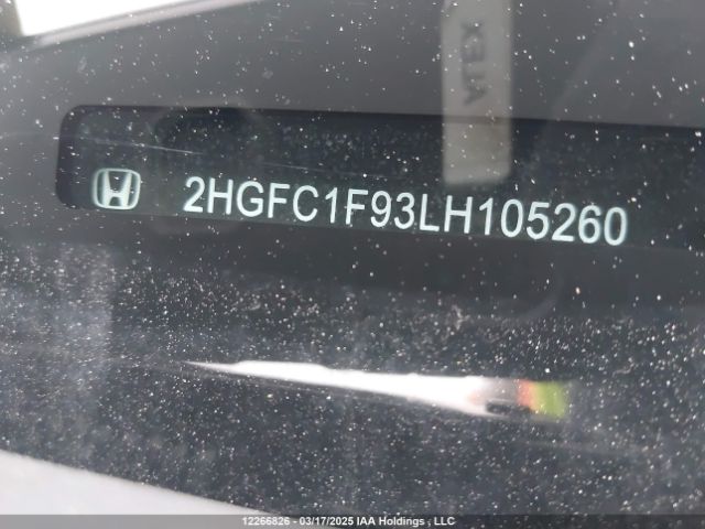 2HGFC1F93LH105260 Honda Civic Touring