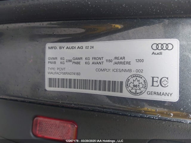 Audi A5 45 Progressiv 2024 WAUFACF56RA074183 Image 9