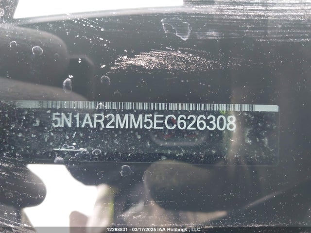 Nissan 2014 2014 5N1AR2MM5EC626308 Image 9