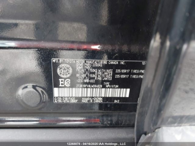 2T3R1RFV8LW084628 Toyota a25a-fks