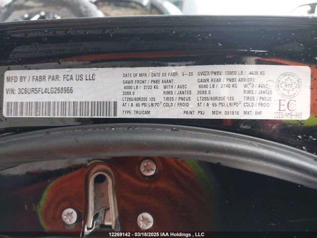 3C6UR5FL4LG268966 RAM 2500 Laramie