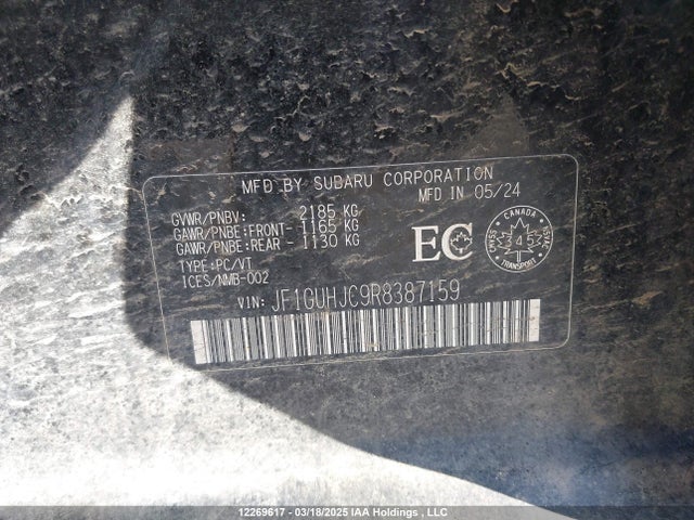 JF1GUHJC9R8387159 Subaru na