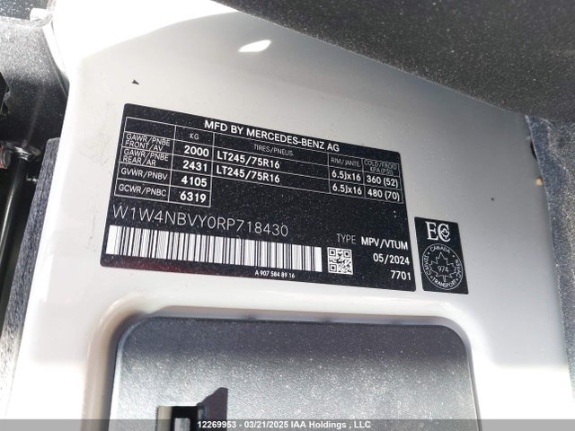 W1W4NBVY0RP718430 Mercedes-Benz om654