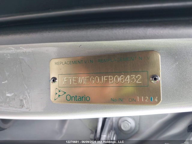 Ford F-150 Limited 2018 1FTEW1EG0JFB06432 Image 9