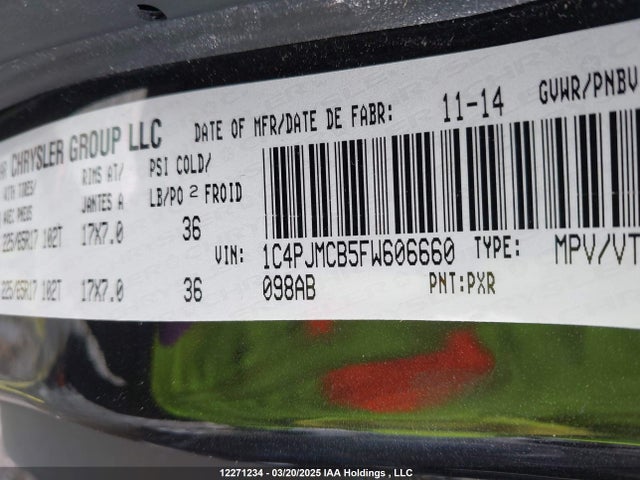 Jeep Cherokee 2015 1C4PJMCB5FW606660 Image 19