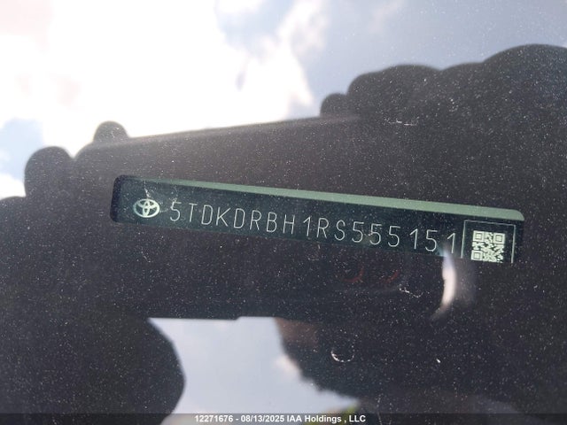 5TDKDRBH1RS555151 Toyota t24a-fts
