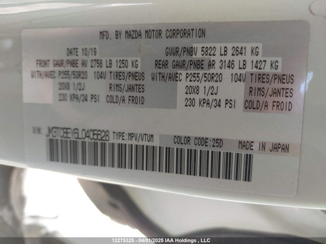 JM3TCBEY6L0405628 Mazda py turbo