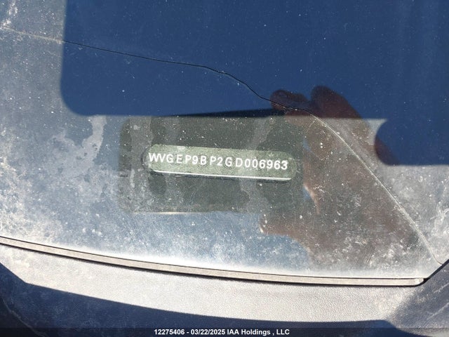 WVGEP9BP2GD006963 Volkswagen Touareg