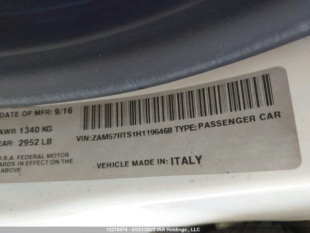 ZAM57RTS1H1196468 Maserati m156b