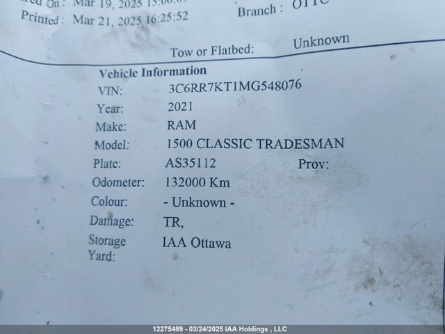 RAM 1500 2021 3C6RR7KT1MG548076 Image 9