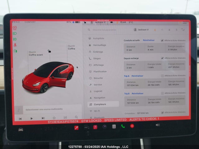 Tesla 2018 2018 5YJ3E1EA3JF075574 Image 7
