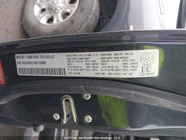 RAM 2500 2022 3C6UR5DL7NG128805 Image 9