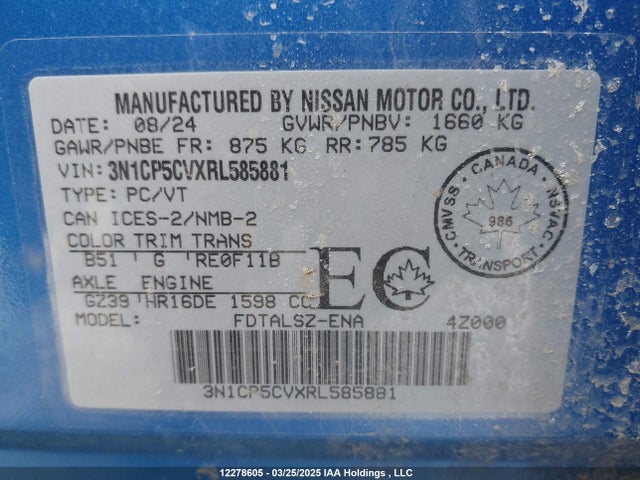 3N1CP5CVXRL585881 Nissan Kicks