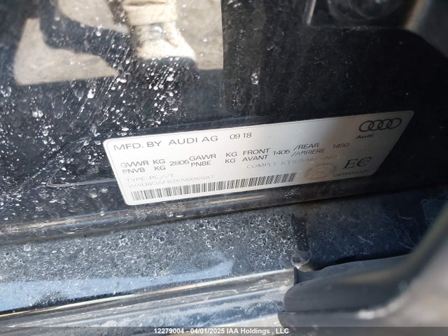 Audi A8 2019 WAU8DAF82KN006587 Image 9