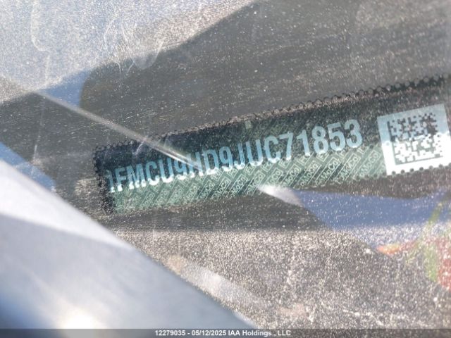 1FMCU9HD9JUC71853 Ford ESCAPE SEL